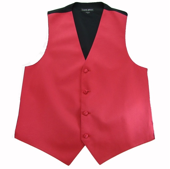 Simply Solid Strawberry Vest |Bernard's Formalwear | Durham NC | Tuxedo ...