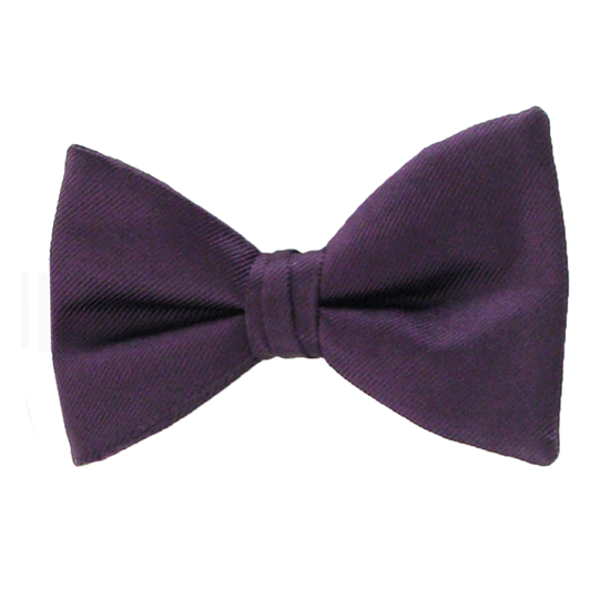 Picture of Simply Solid Plum Bow Tie