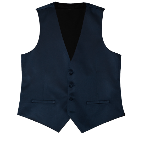 Modern Solid Dark Navy Vest |Bernard's Formalwear | Durham NC | Tuxedo ...