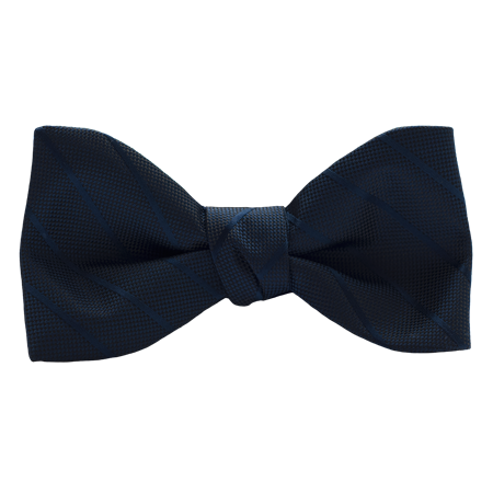 Picture of Modern Solid Dark Navy Bow Tie