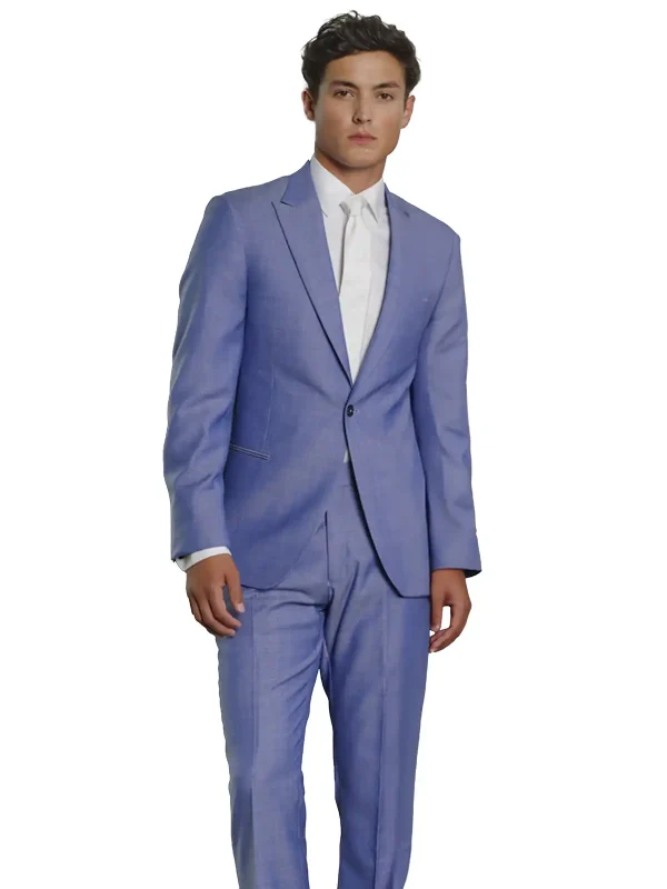 Ike Behar Caribbean Blue Suit