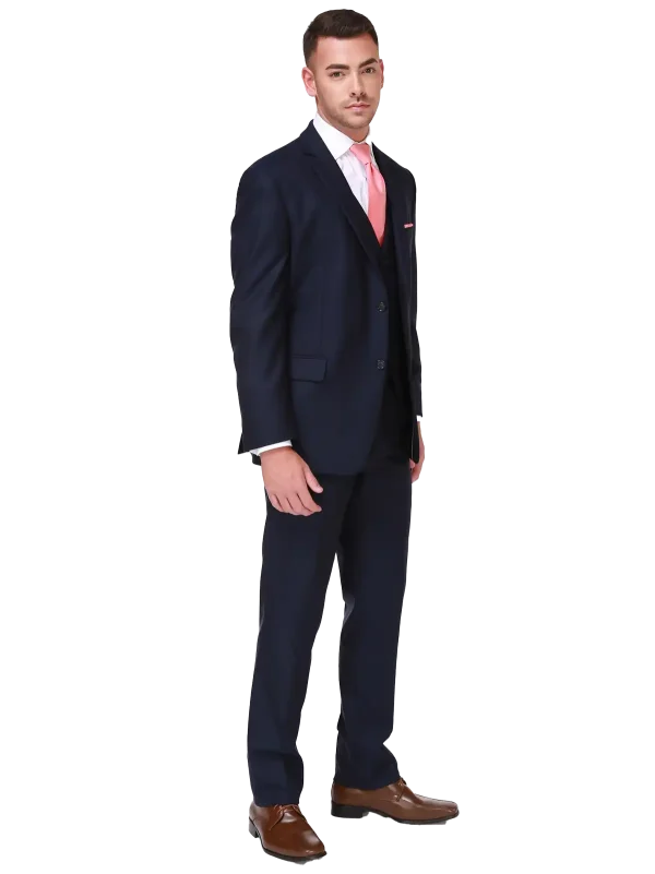 Ike Behar Navy Collin Suit