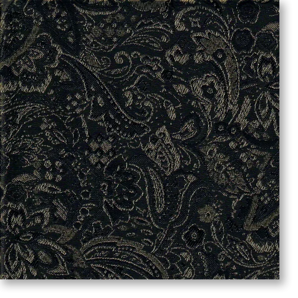 Black Gold Paisley