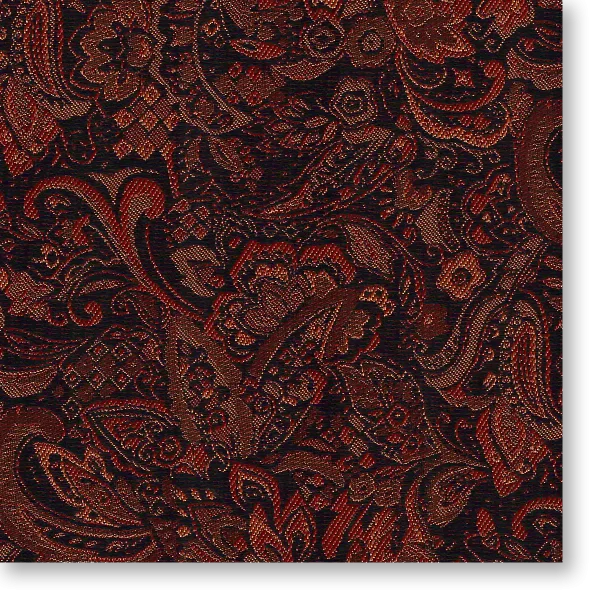 Burnt Orange Paisley