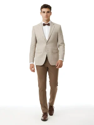 Tan Metro Tonal Plaid